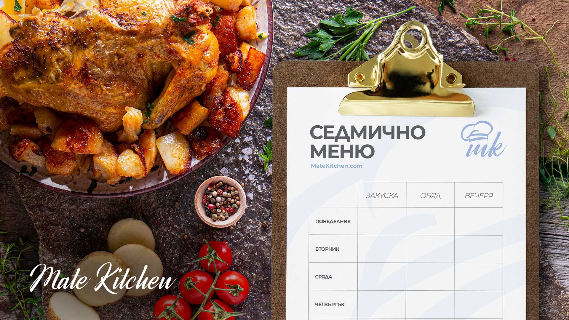 Седмичното меню на Mate Kitchen