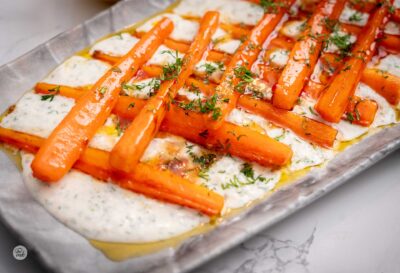 Моркови на тиган с млечен сос