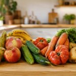 Плодове и зеленчуци, които не са перфектни върху кухненски плот.