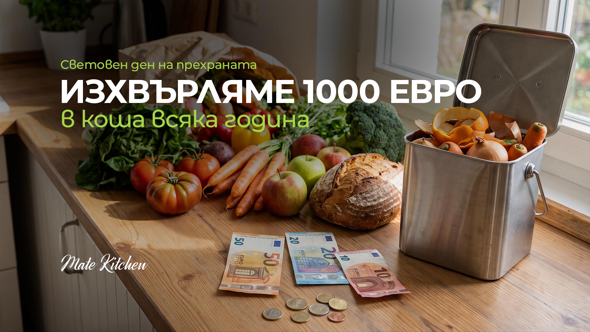 Световен ден на прехраната: Изхвърляме 1000 евро в коша всяка година